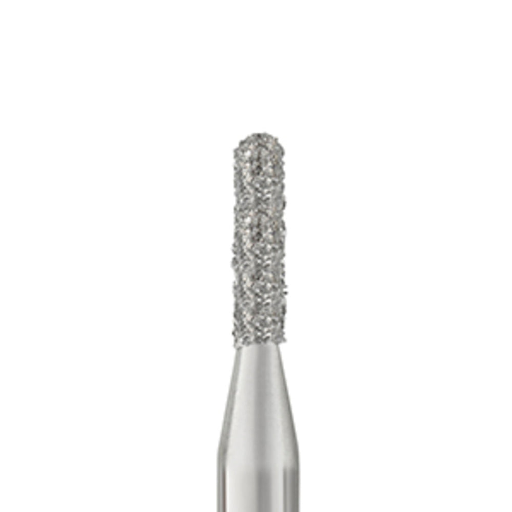 Parkell Sterile Diamond Bur, Round End Cylinder, Coarse, 10/Pack