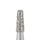 Parkell Sterile Diamond Bur, Modified Flat End Taper, Coarse, 10/Pack