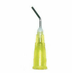 Pre-Bent Needle Tips, Yellow, 20 Gauge — 100/Bag