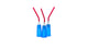 Pulpdent Applicator Tips, Dark Blue, 22 ga x 1/2, Prebent Red Dropper, 15/Pack