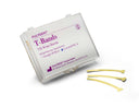 Pulpdent T-Bands, Stainless Steel, Straight, Wide (1/4"), .002"/0.05mm Thick, Box of 100 thumbnail 3