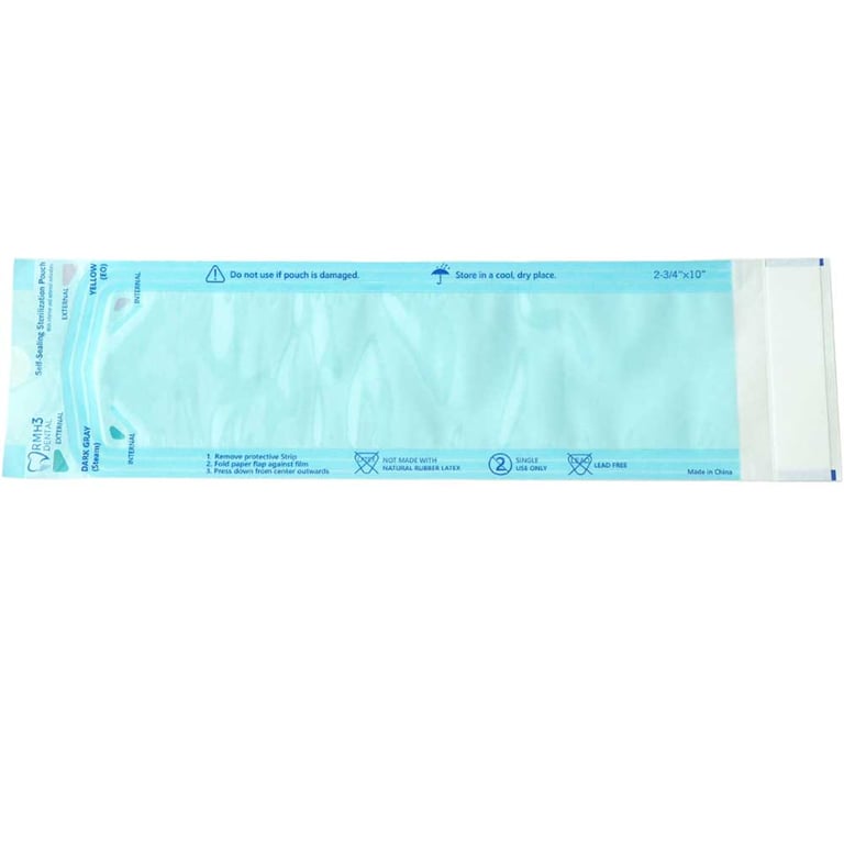 Self-Sealing Sterilization Pouch 2.75" x 10" — 2