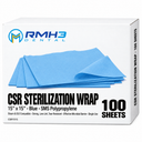 RMH3 Dental CSR Sterilization Wrap, 15" x 15", Blue, 100/Pack thumbnail 2