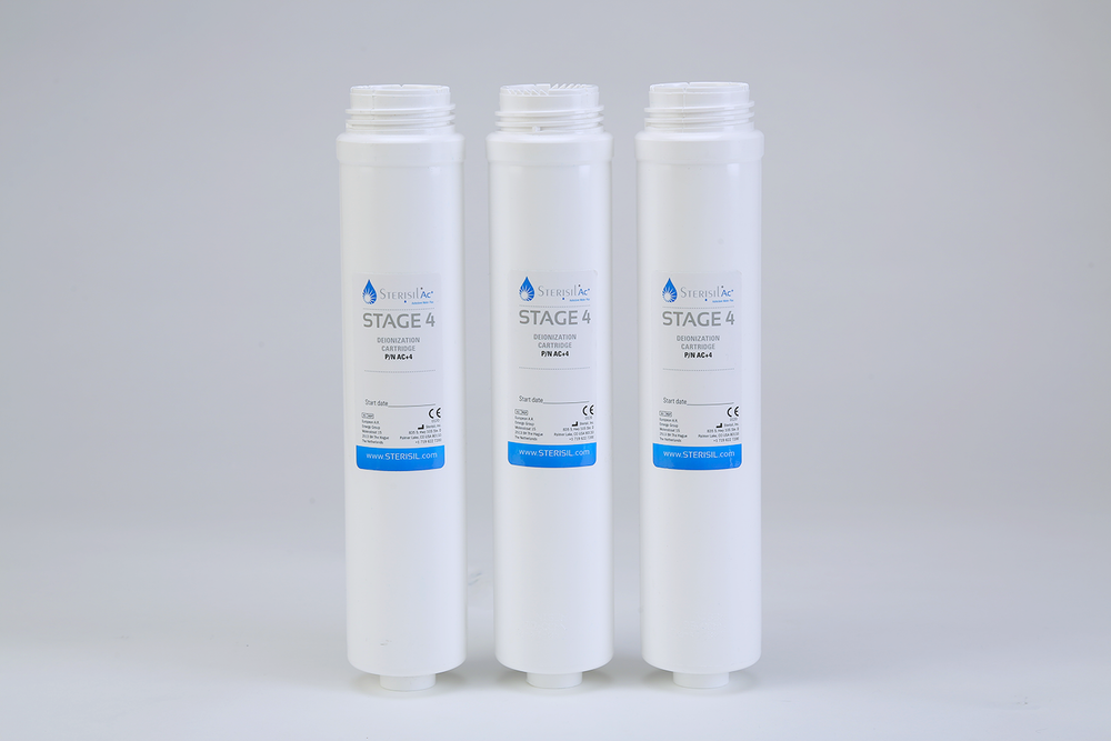 Solmetex Sterisil AC+ Stage 4 Deionization Cartridges, 3/Pack