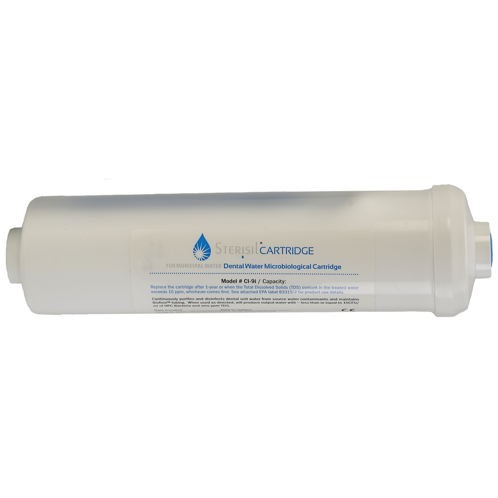 Solmetex Sterisil Inline Cartridge 9i (length 10-1/8 X diameter 2.5), includes CI-QK