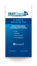 Solmetex Sterisil FASTCheck15 In-Office Water Test Strip - 6/pack thumbnail 2