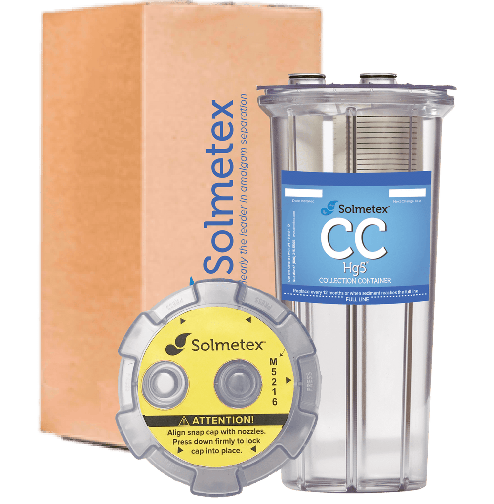 Solmetex NXT Hg5 Collection Container with Recycle Kit