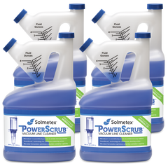 Solmetex PowerScrub Vacuum Line Cleaner Case (4 x 64 oz Bottles)