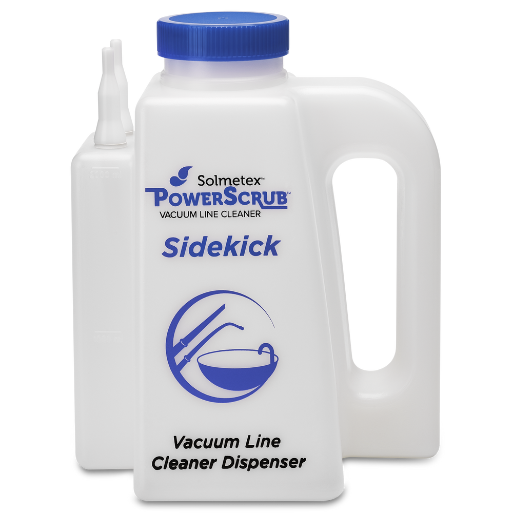 Solmetex PowerScrub Vacuum Line Cleaner Sidekick Dispenser