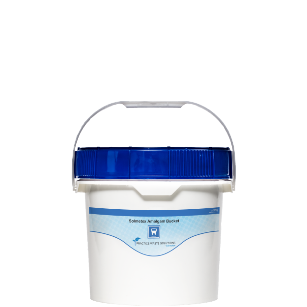 Solmetex 1.25 Gallon Amalgam Bucket