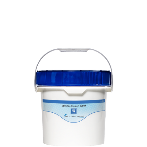 Solmetex 1.25 Gallon Amalgam Bucket
