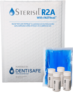Solmetex Sterisil R2A with FASTRead Waterline Test - 1 vial