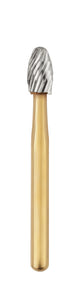 SS White FG #8379 20-Blade Football Finishing Carbide Bur, 5/Pack