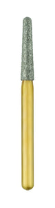 SS White Great White Z Zirconia Diamond Bur GWZ856-018, Round End Taper, Fine Grit, 5/Pack
