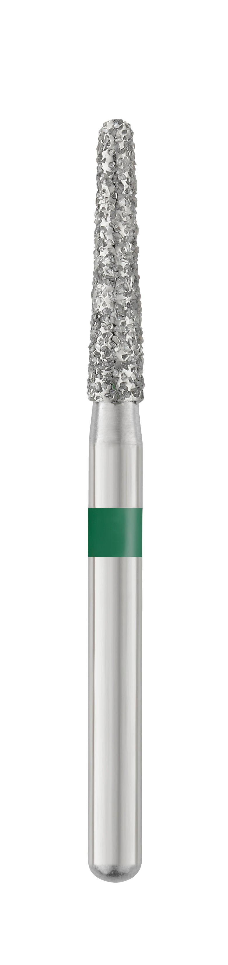 SS White Piranha FG #856.018 Coarse Grit Diamond Bur, Round End Taper, Single Use, Sterile Roll of 25