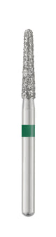 SS White Piranha FG #856.018 Coarse Grit Diamond Bur, Round End Taper, Single Use, Sterile Roll of 25