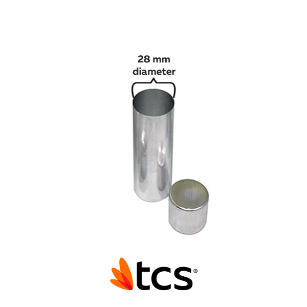 TCS Thermoplastic Comfort System Empty Cartridge with Cap 28mm Dia - Large