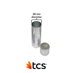 TCS Thermoplastic Comfort System Empty Cartridge with Cap 28mm Dia - Large