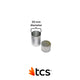 TCS Thermoplastic Comfort System Empty Cartridge with Cap 25mm Dia - Small