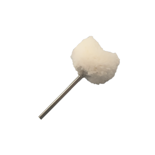 TCS Mini Rag Buff with Mandrel, 12/Pack