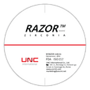 U&C Razor Zirconia Block W 1100, Shade A1, 14MM thumbnail 1