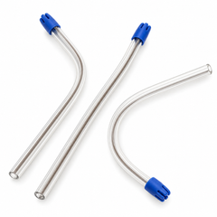 Saliva Ejectors, 1000 pcs, Clear Tube with Blue Tips (10 x 100/Pk)