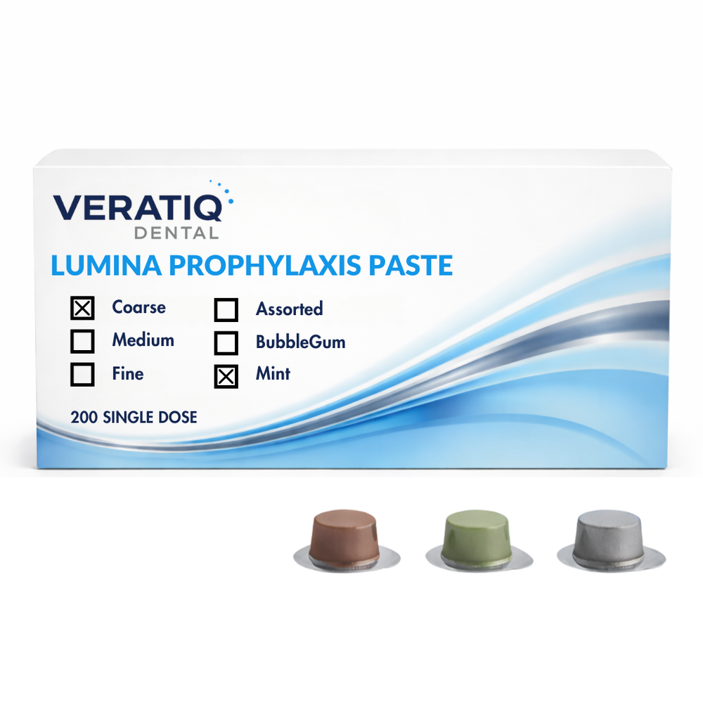 Veratiq Lumina Prophylaxis Paste with TCP, Coarse Grit, Mint, Single-Dose Capsules, 200/Box