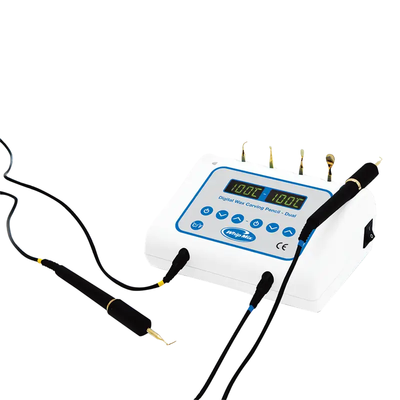 Whip Mix Digital Wax Carving Pencil Dual 115V (MPN 10150) — Temperature-Controlled Waxing Unit with 6 Tips