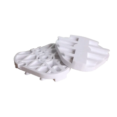 Whip Mix 8580B Plastic Mounting Plates with Threaded Molded Inserts - Box of 20