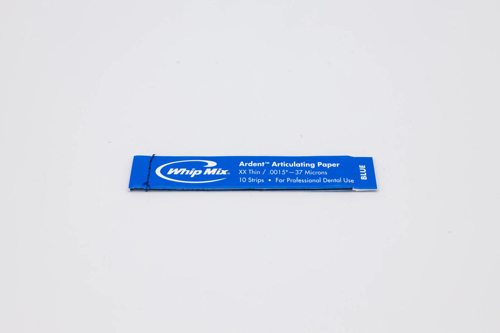 Whip Mix Ardent Articulating Paper Quadrant Red/Blue 63 Micron – 12 Booklets/144 Strips