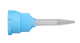 Zest CHAIRSIDE Attachment Processing Material, 15 short blue mixing tips (to use with 18ml cartridge)